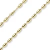6,5mm Oliven-Kette Halskette Collier aus 585 Gold Gelbgold glänzend 50cm