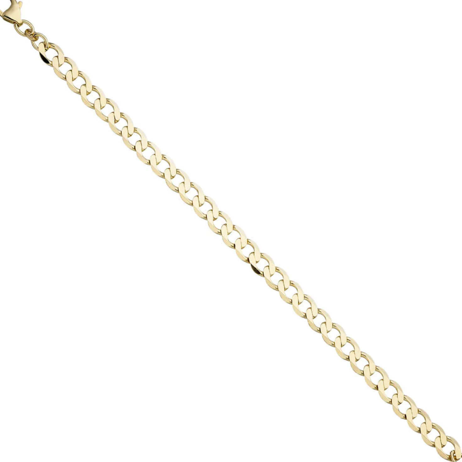 6,6mm Panzerarmband Armband Armkette Armschmuck aus 333 Gold Gelbgold 21cm