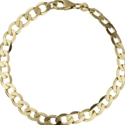 6,6mm Panzerarmband Armband Armkette Armschmuck aus 333 Gold Gelbgold 21cm