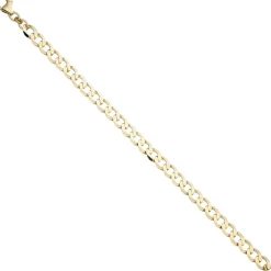 6,6mm Panzerarmband Armband Armkette Armschmuck aus 333 Gold Gelbgold 19cm