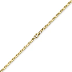 3mm Panzerarmband Armband Armkette, 750 Gold Gelbgold, 21cm, Unisex