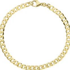 4,6mm Panzerarmband Armband Armschmuck aus 333 Gold Gelbgold 21cm