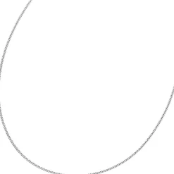 1,7mm Panzerkette Collier Halskette 925 Silber glänzend Damen, 42cm