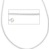 2mm Panzerkette Collier Halskette 925 Silber glänzend Damen, 38cm