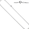 1,7mm Panzerkette Collier Halskette 925 Silber glänzend Damen, 36cm
