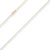 1,2mm Panzerkette Collier mit Zwischenöse Halskette aus 333 Gold Gelbgold 42cm