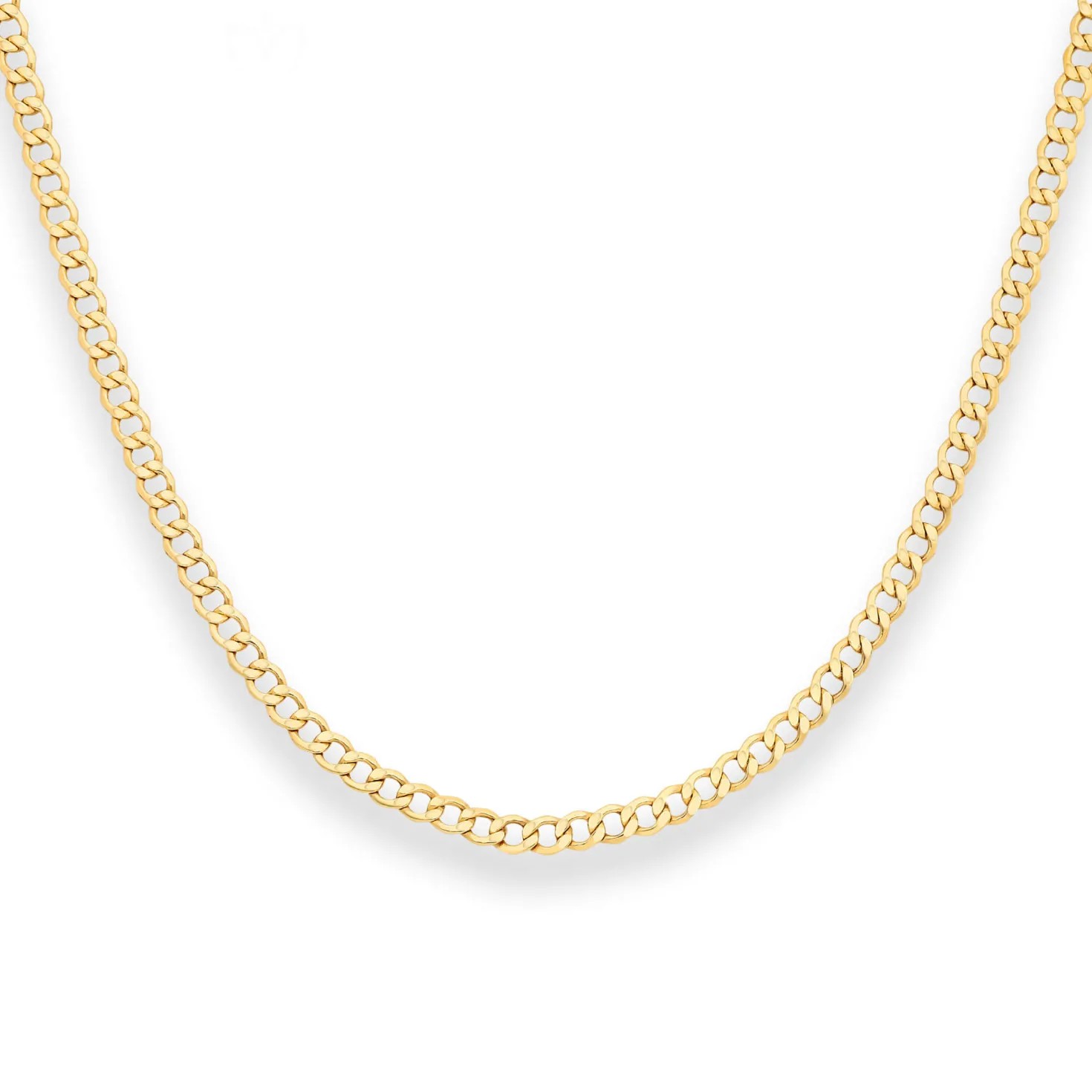 4,4mm Panzerkette Goldkette Collier Halskette aus 750 Gold Gelbgold 60cm