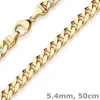 5,4mm Panzerkette Goldkette Collier Halskette aus 585 Gold Gelbgold 50cm