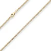 2,4mm Panzerkette Goldkette Collier Halskette aus 585 Gold Gelbgold 50cm