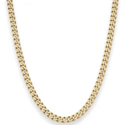 4,7mm Panzerkette Goldkette Collier Halskette aus 585 Gold Gelbgold 60cm