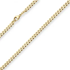 4,7mm Panzerkette Goldkette Collier Halskette aus 585 Gold Gelbgold 60cm