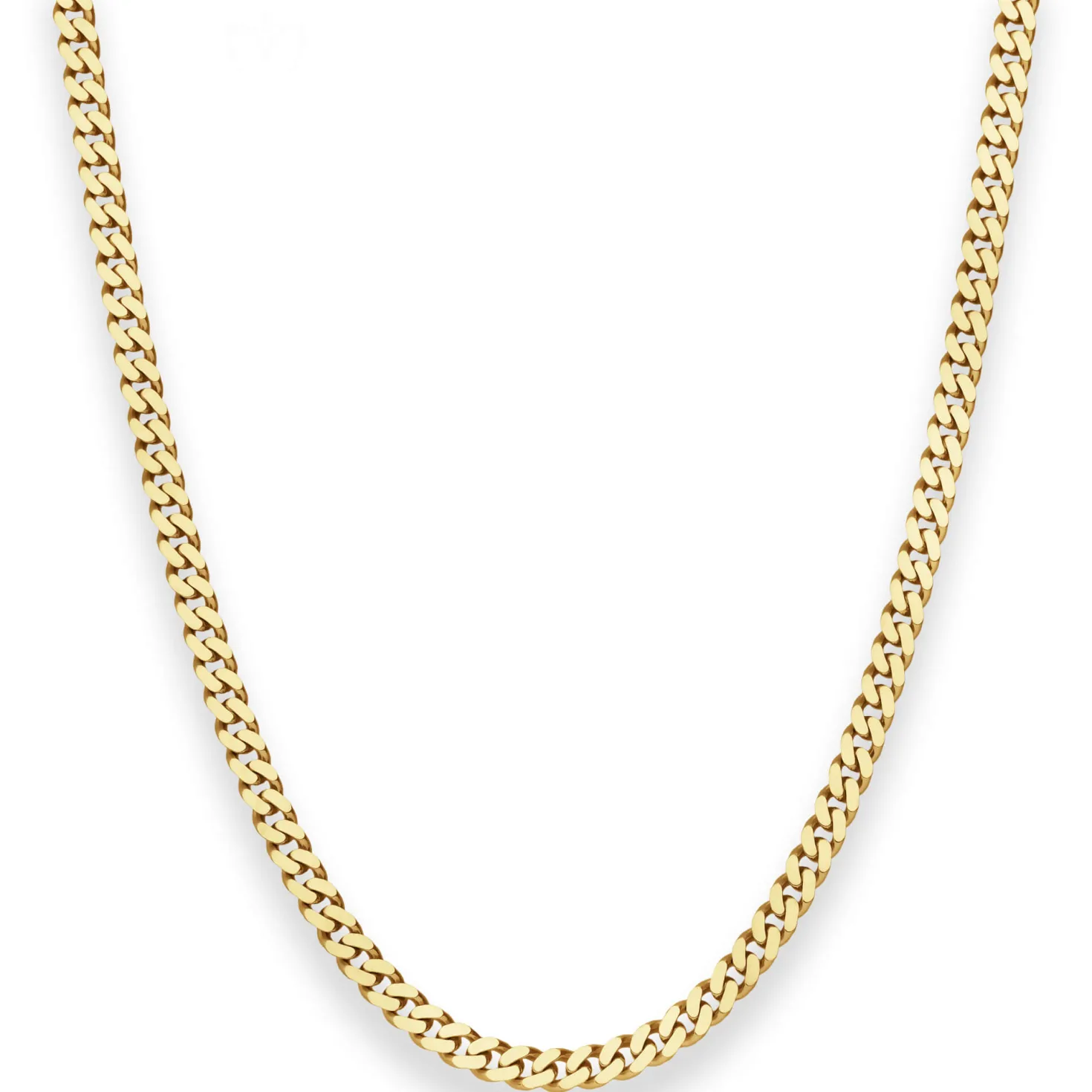 4,1mm Panzerkette Goldkette Collier Halskette aus 333 Gold Gelbgold 50cm