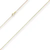 1,1mm Panzerkette Goldkette Collier Halskette aus 333 Gold Gelbgold 38cm