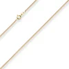 1,7mm Panzerkette Goldkette Collier Halskette aus 333 Gold Gelbgold 50cm