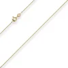 0,8mm Panzerkette Goldkette Collier Halskette aus 333 Gold Gelbgold 45cm