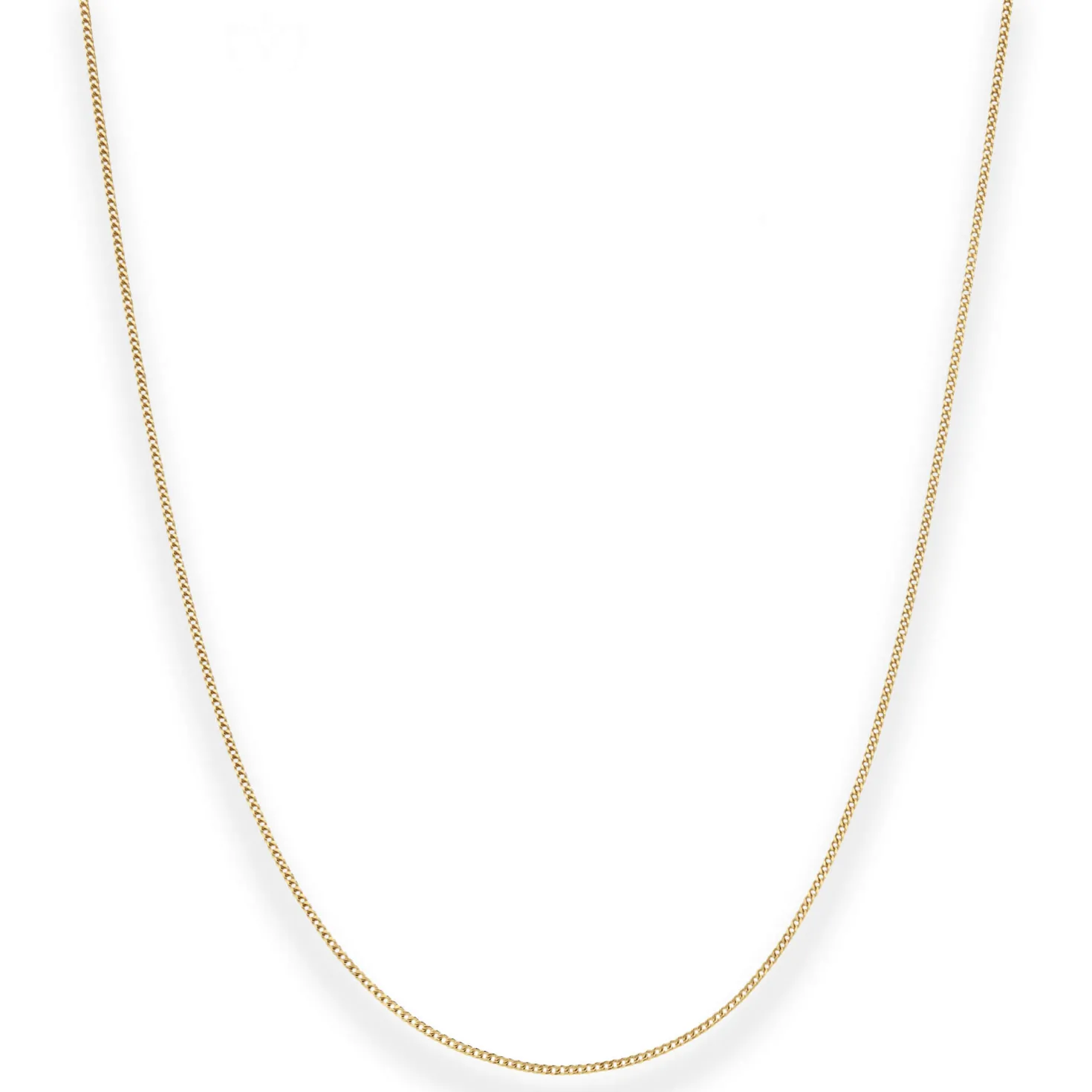 1,1mm Panzerkette Goldkette Collier Halskette aus 585 Gold Gelbgold 38cm