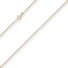 1,4mm Panzerkette Goldkette Collier Halskette aus 375 Gold Gelbgold 34cm