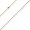 1,4mm Panzerkette Goldkette Collier Halskette aus 375 Gold Gelbgold 40cm