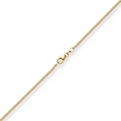 1,7mm Panzerkette Goldkette Collier Halskette aus 750 Gold Gelbgold 60cm
