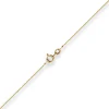 0,8mm Panzerkette Goldkette Collier Halskette aus 585 Gold Gelbgold 36cm