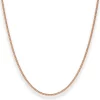 1,7mm Panzerkette Goldkette Collier Halskette aus 585 Gold Rotgold 45cm