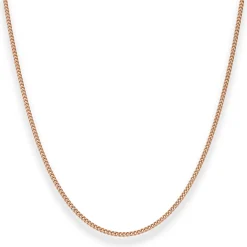 1,7mm Panzerkette Goldkette Collier Halskette aus 585 Gold Rotgold 45cm