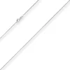 1,1mm Panzerkette Goldkette Collier Halskette aus 585 Gold Weißgold 40cm