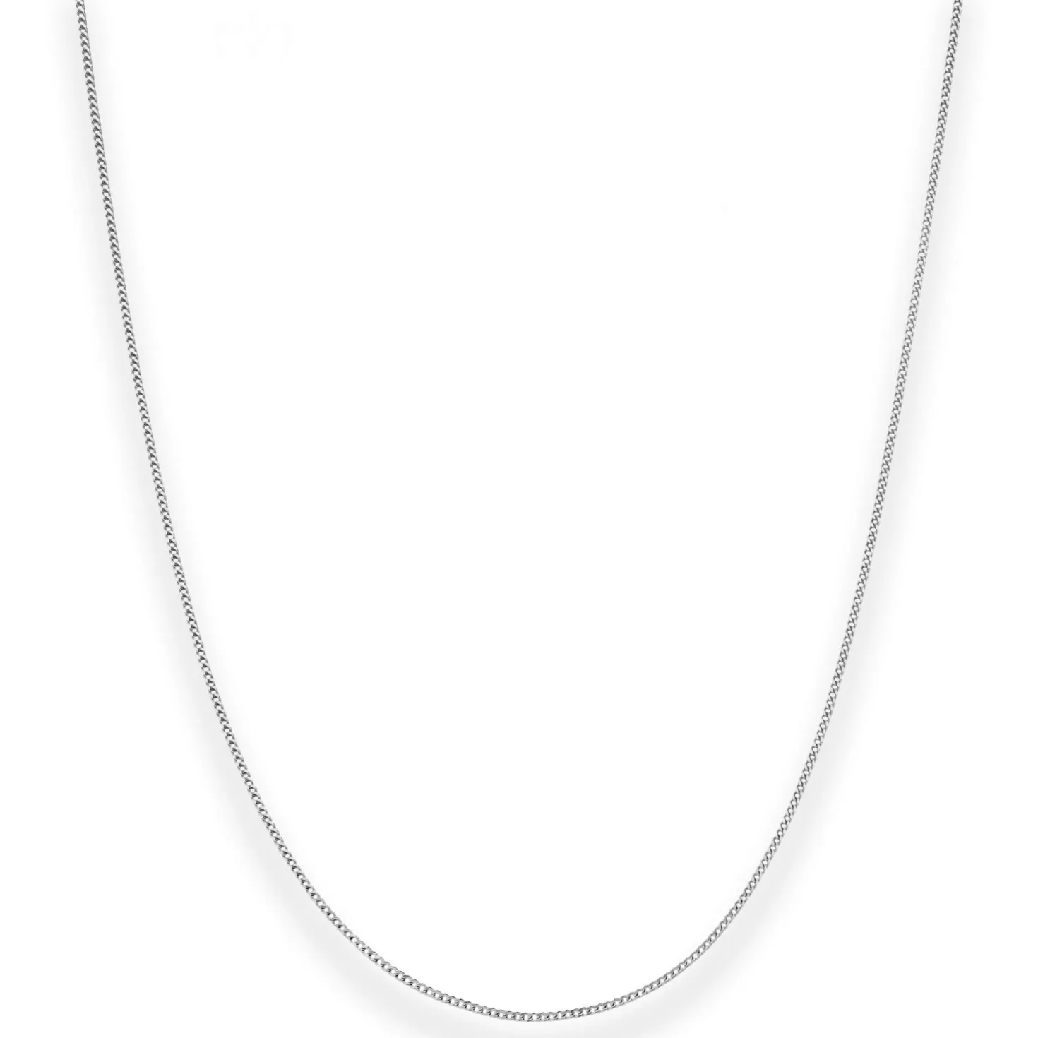 1,1mm Panzerkette Goldkette Collier Halskette aus 585 Gold Weißgold 38cm
