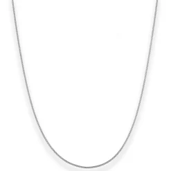 1,1mm Panzerkette Goldkette Collier Halskette aus 375 Gold Weißgold 50cm