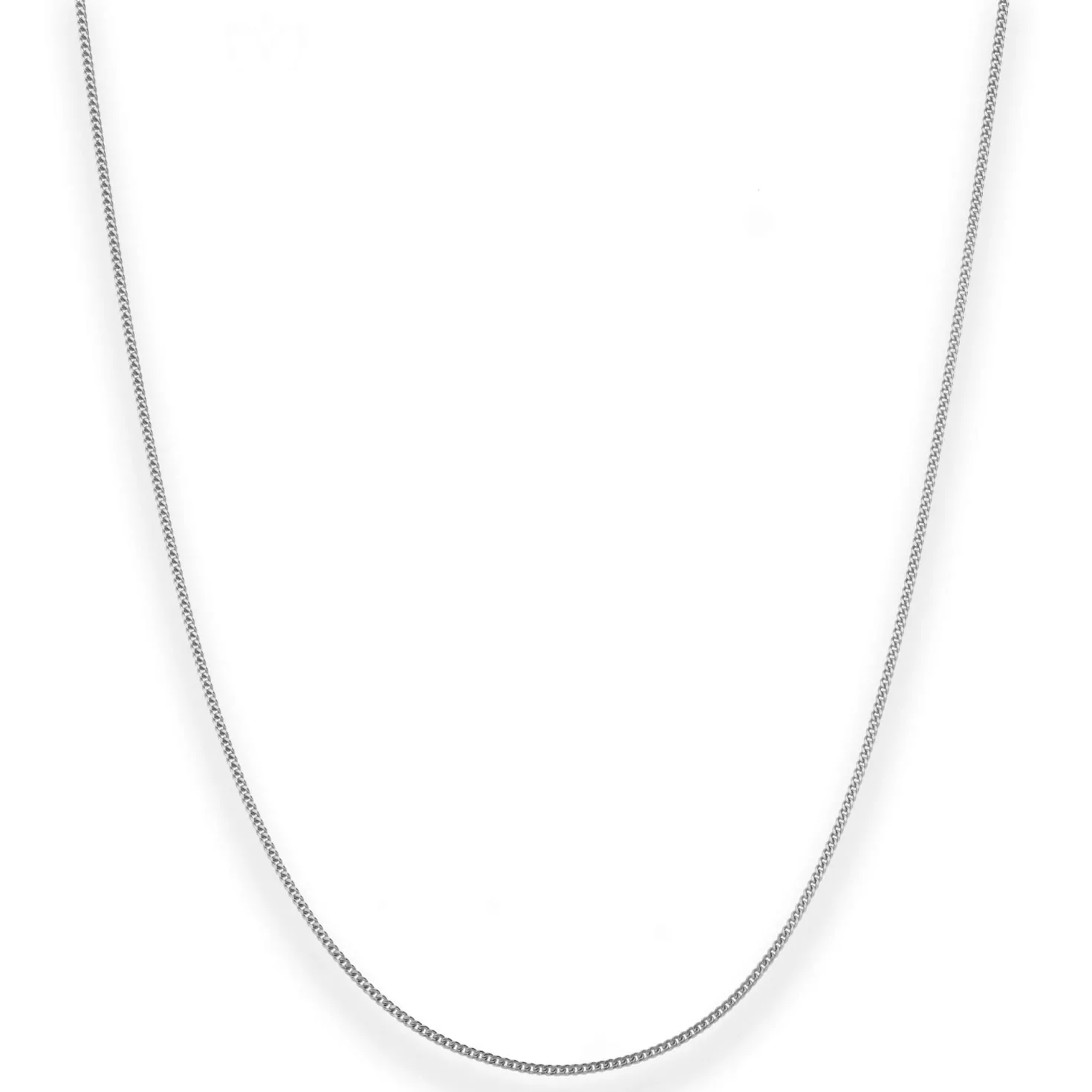 1,1mm Panzerkette Goldkette Collier Halskette aus 375 Gold Weißgold 50cm