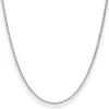 1,7mm Panzerkette Goldkette Collier Halskette aus 585 Gold Weißgold 70cm