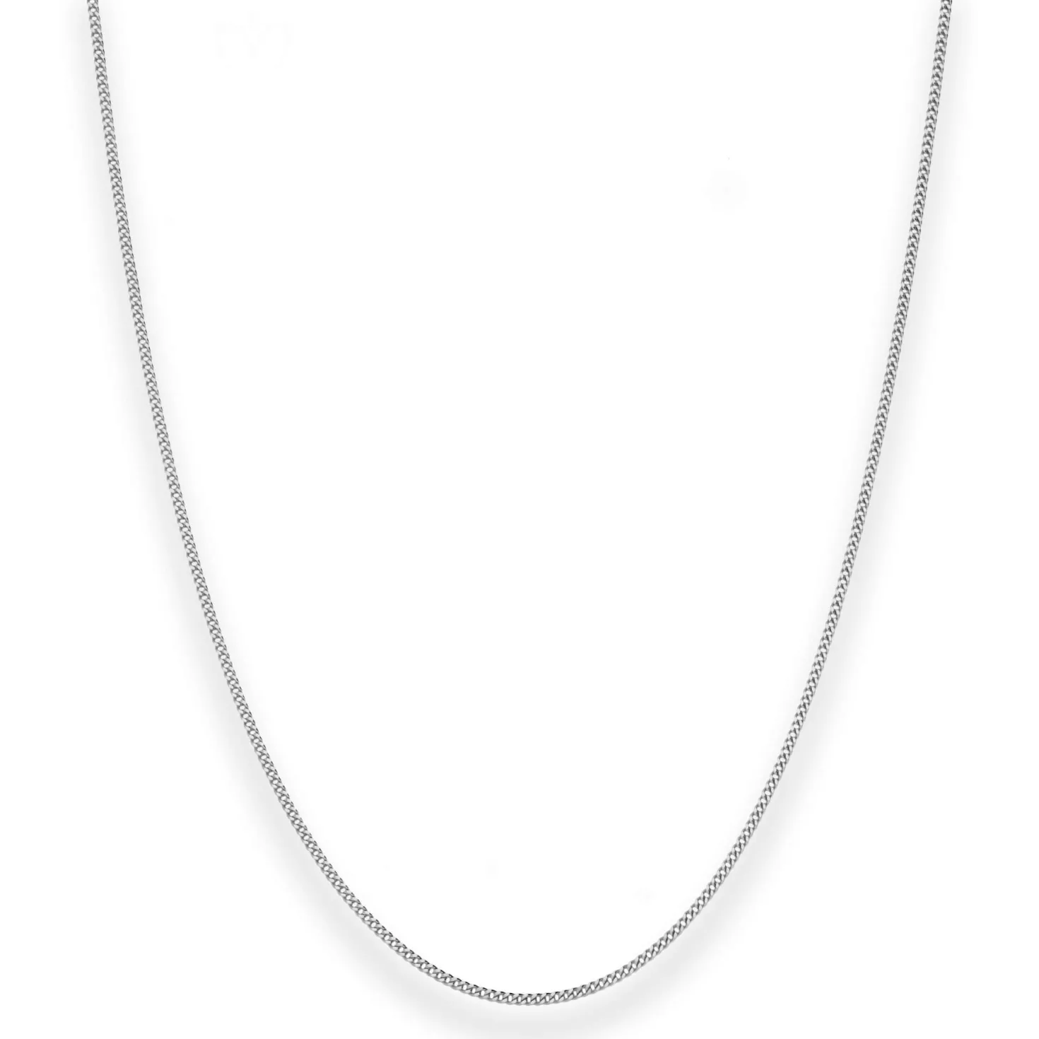 1,2mm Panzerkette Goldkette Collier Halskette aus 585 Gold Weißgold 42cm