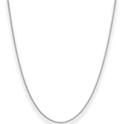 1,4mm Panzerkette Goldkette Collier Halskette aus 333 Gold Weißgold 50cm