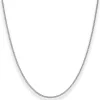 1,4mm Panzerkette Goldkette Collier Halskette aus 585 Gold Weißgold 42cm