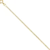 1,7mm Panzerkette Halskette Collier Goldkette 333 Gelbgold Gold 36cm