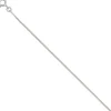 1,3mm Panzerkette Halskette Collier Goldkette 585 Gold Weißgold 50cm