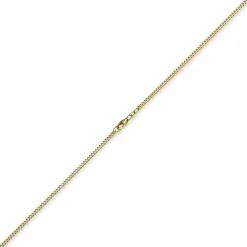 2mm Panzerkette Kette Collier aus 585 Gold Gelbgold, Goldkette, 60cm