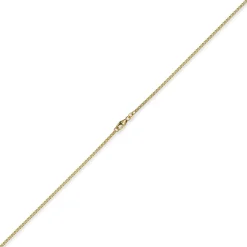 1,5mm Panzerkette Kette Collier aus 585 Gold Gelbgold, Goldkette, 42cm