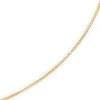 2mm Panzerkette Kette Collier aus 585 Gold Gelbgold, Goldkette, 42cm