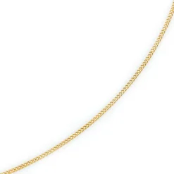 2mm Panzerkette Kette Collier aus 585 Gold Gelbgold, Goldkette, 42cm
