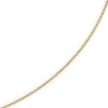 1,5mm Panzerkette Kette Collier aus 585 Gold Gelbgold, Goldkette, 55cm