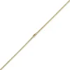 2mm Panzerkette Kette Collier aus 750 Gold Gelbgold, Goldkette, 60cm