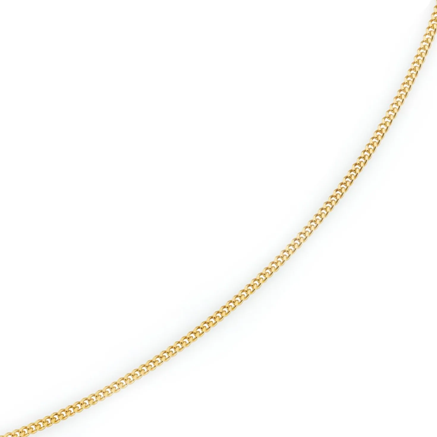 2mm Panzerkette Kette Collier aus 750 Gold Gelbgold, Goldkette, 60cm