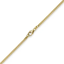 2,5mm Panzerkette Kette Collier aus 750 Gold Gelbgold Goldkette 70cm Unisex