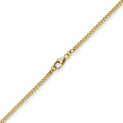 2,5mm Panzerkette Kette Collier aus 585 Gold Gelbgold, Goldkette, 50cm