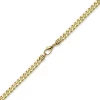 6mm Panzerkette Kette Collier aus 585 Gold Gelbgold, Goldkette, 60cm