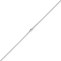 1,5mm Panzerkette Kette Collier aus 585 Gold Weißgold Halsschmuck 50cm