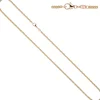 2,0mm Panzerkette Kette Collier, 585 Gold Rotgold, 50cm