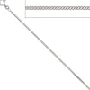 1,7mm Panzerkette Kette Collier 333 Gold Weißgold, 38cm