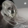 2mm Panzerkette Kette Collier Halskette, 925 Silber, diamantiert, 50cm